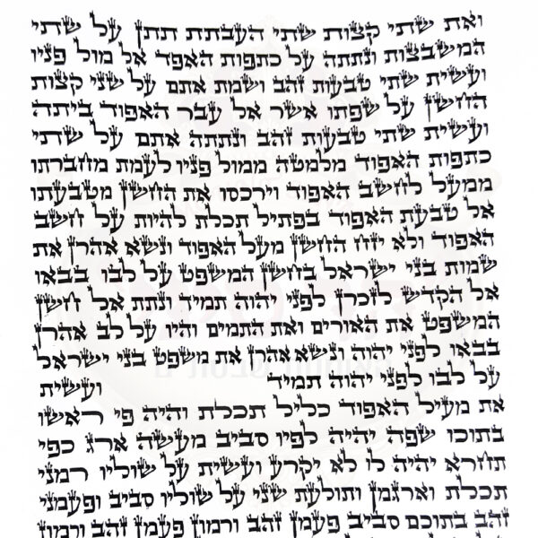 ספר תורה בית יוסף כתב אשכנזי